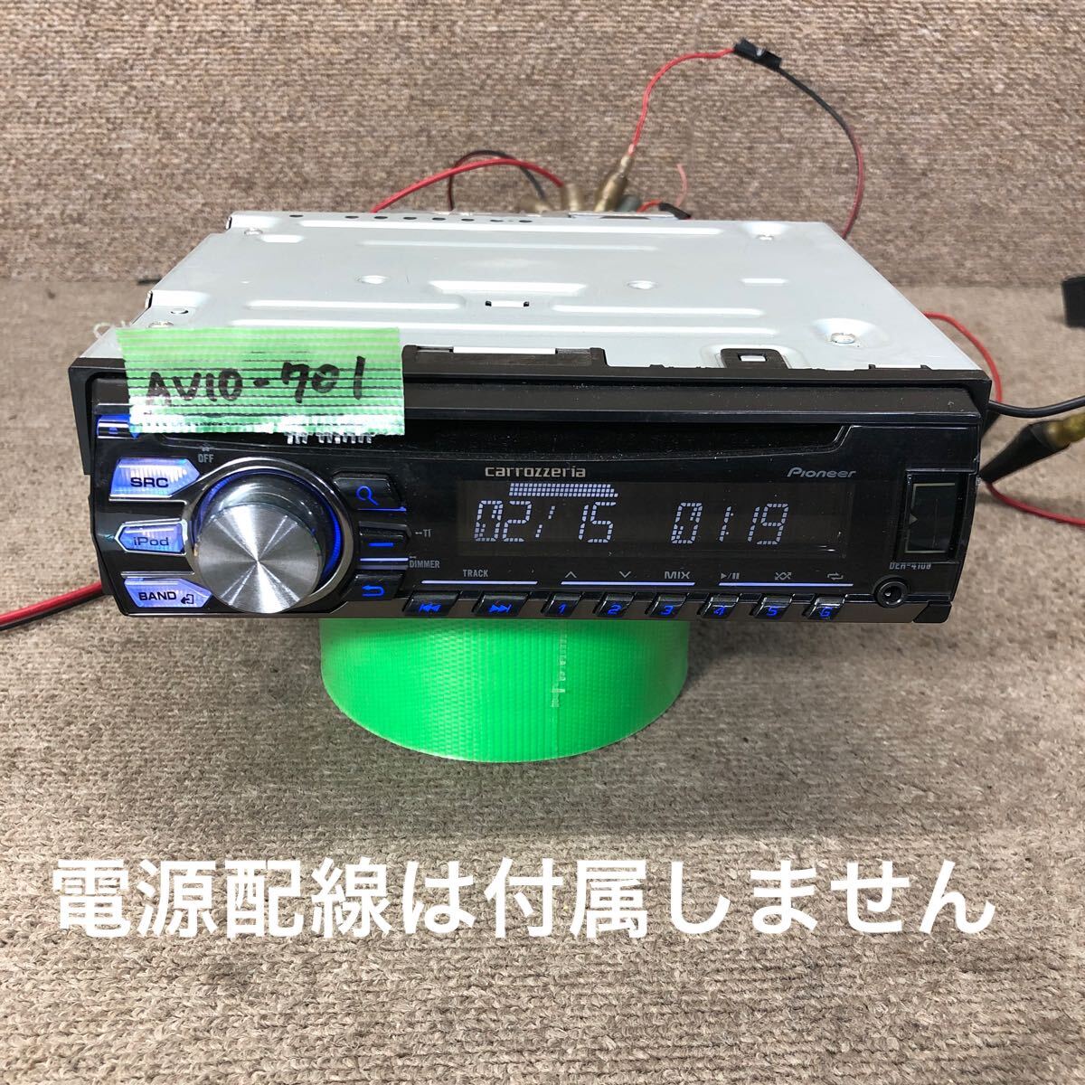 AV10-701 激安 カーステレオ Carrozzeria Pioneer DEH-4100 PEUF056305JP CDプレーヤー USB FM/AM 本体のみ 簡易動作確認済み 中古現状品拍卖