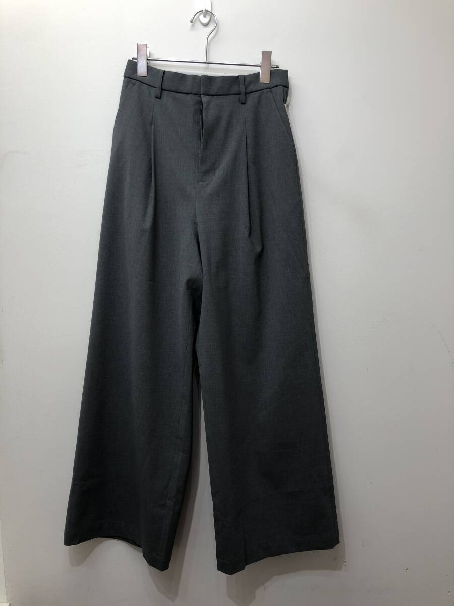 663☆JOURNAL STANDARD relume ジャーナルスタンダード レリューム☆ワイドパンツ【38】グレー拍卖