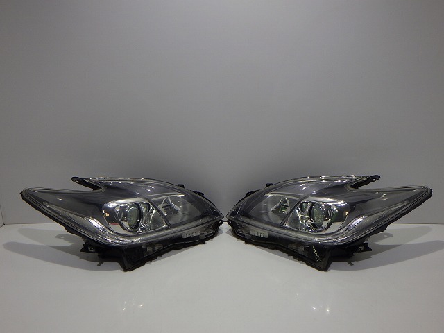 30 プリウス ヘッドライト左右 HID ZVW30 後期 47-52 モ コーティング 比較的綺麗 251001002拍卖