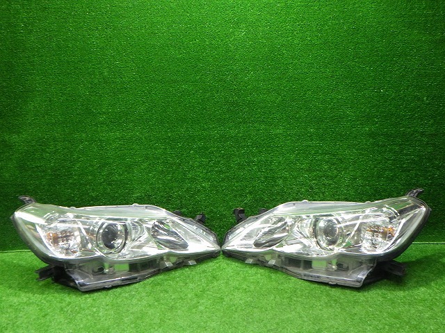 130 マークX ヘッドライト左右 ハロゲン GRX130/135 前期 22-350 キ トヨタ 251015044拍卖