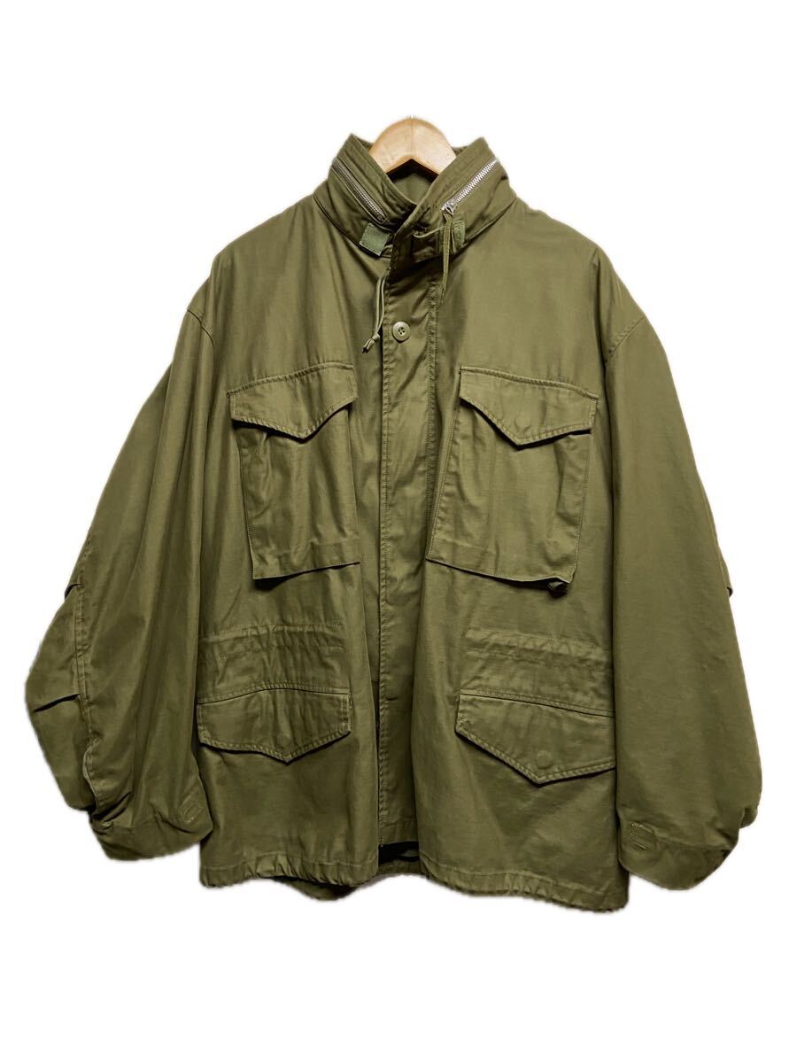 【WAIPER ワイパー】23WP122 ミリタリージャケット グリーン SHORT LARGE コットン 無地 アウター ジャンパー 2510oki t拍卖