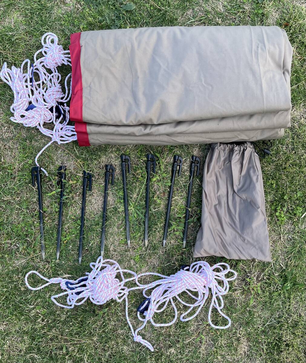 【廃盤旧型】TENT-MARK DESIGN 焚火タープ TCレクタ (ペグ8本付き)拍卖