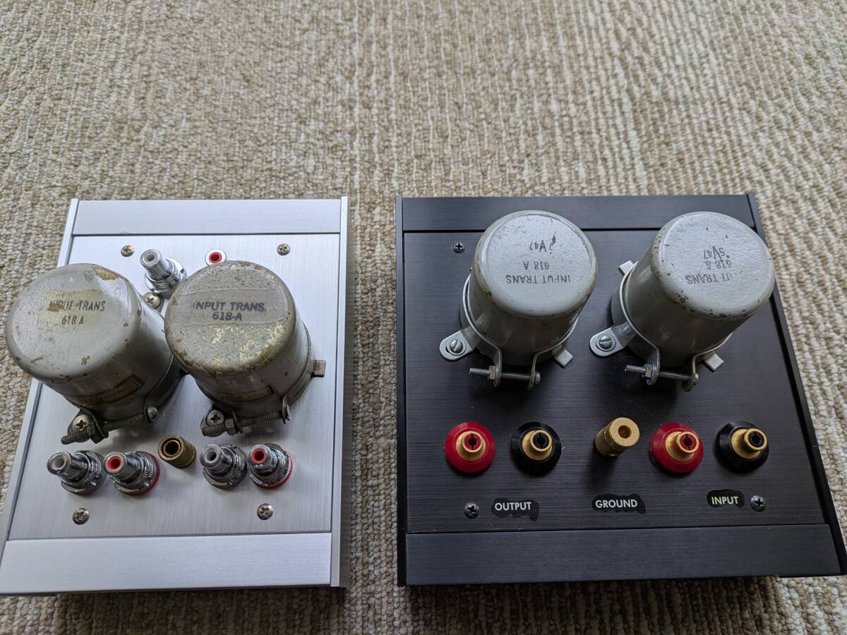 Western Electric ウェスタンエレクトリック 618A Input Transformer MC昇圧トランス シルバーか黒のどちらか1ペアです拍卖