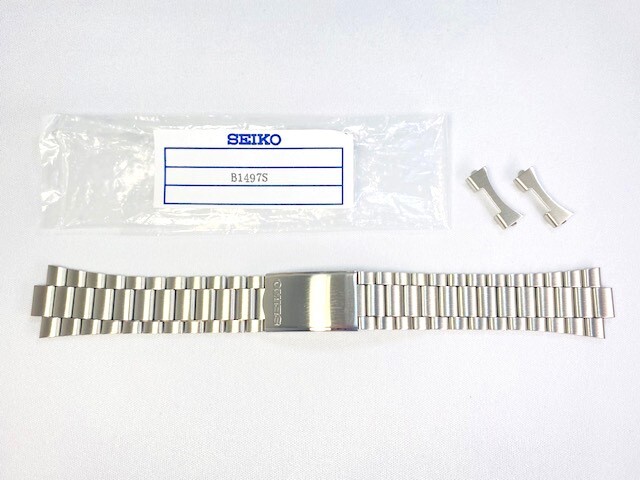 B1497S SEIKO セイコー5 19mm 純正ステンレスブレス 7009-3040/3041、7S26-0480/3040用 ネコポス送料無料拍卖