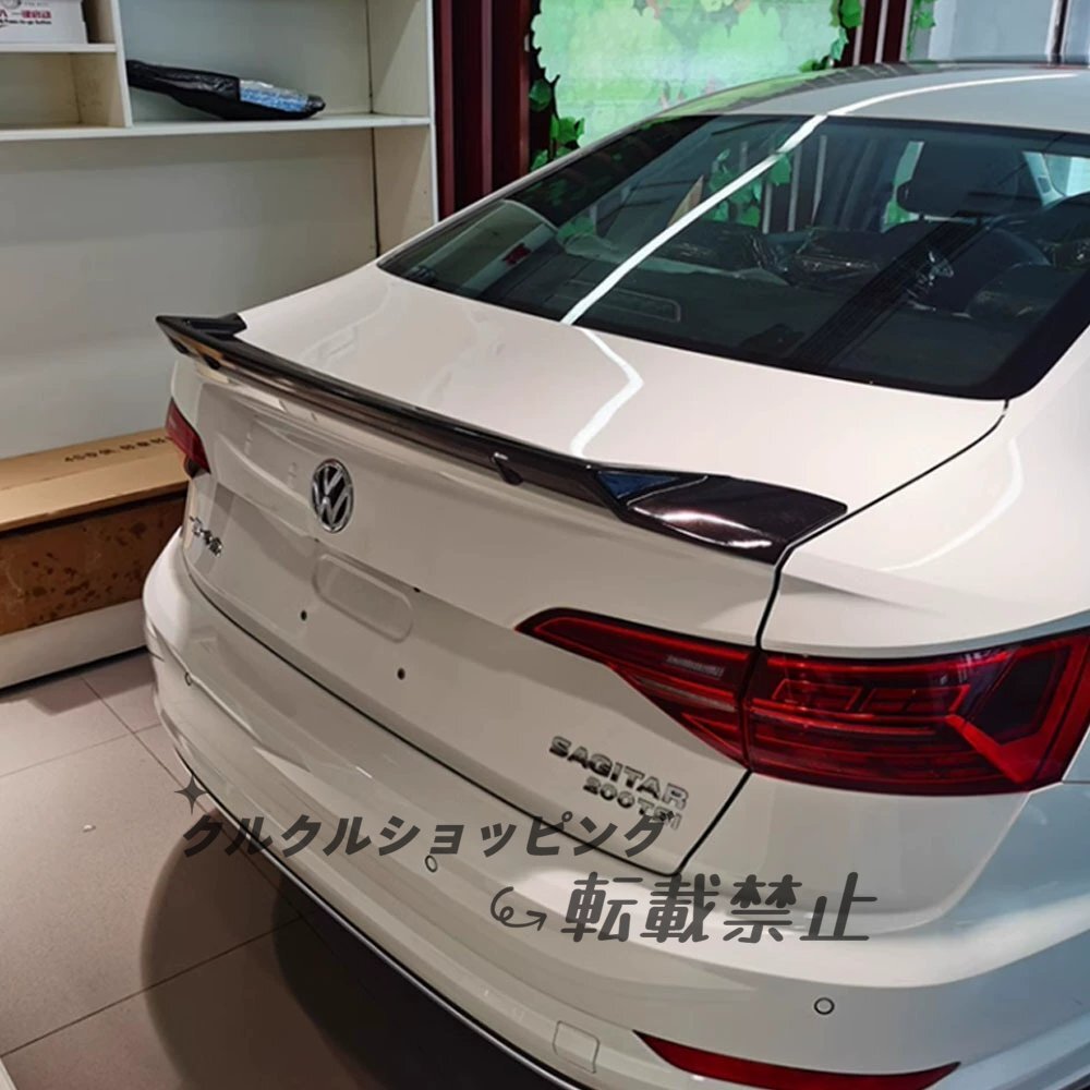 19年式 VW 新型サグラン スポイラー Rスタイル カーボン ノードリル 専用 スポーツ大型デッキスポイラー拍卖