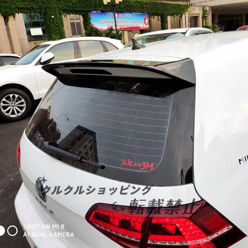 2014-2020 VW ゴルフ7/7.5 用 ノードリル 塗装済み ルーフスポイラー拍卖