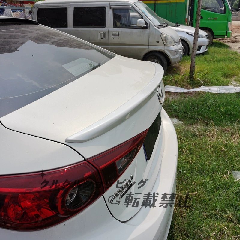 2014-2019年式 マツダ3 アクセラ スポイラー 専用 ノードリル 塗装済 トランクスポイラー拍卖