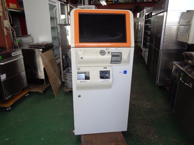 【インボイス登録店】■グローリータッチパネル式券売機【高額紙幣対応/新500円玉対応】食券機 100V◆VT-T10BM2■東京都葛飾区■拍卖