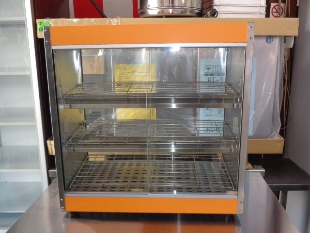 【インボイス対応店】■動作確認済み■2022年製 安吉 業務用ホットショーケース 100V 3段温蔵庫◆PRO-9WSE-C◆東京都葛飾区■sh429拍卖