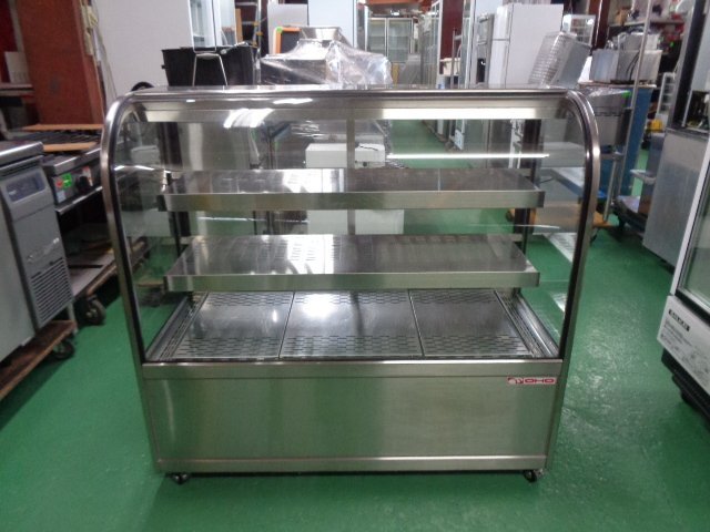 【インボイス登録店】■動作確認済み■2021年 大穂製作所◆ホットショーケース(後引戸)1200×500 100V お惣菜 デリカ◆RHGF-T-1200B■sh433拍卖