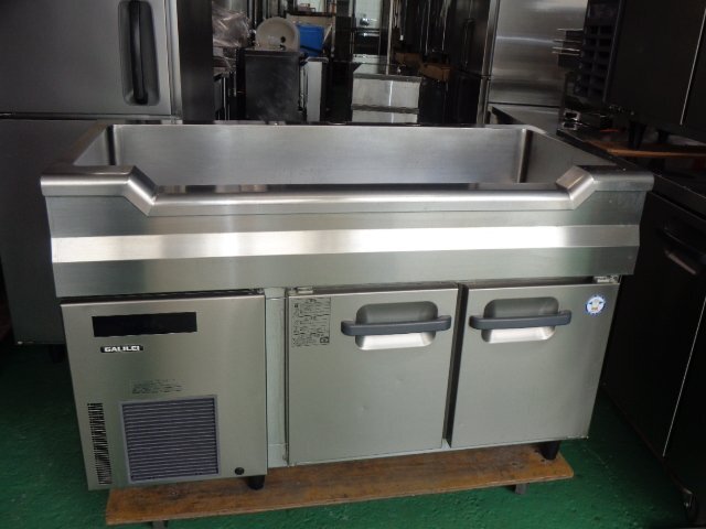 【インボイス登録店】■動作確認済み■2022年フクシマ◆舟形シンク付き冷蔵コールドテーブル 1200×600◆LNC-120RM-SC◆東京葛飾区■co276拍卖