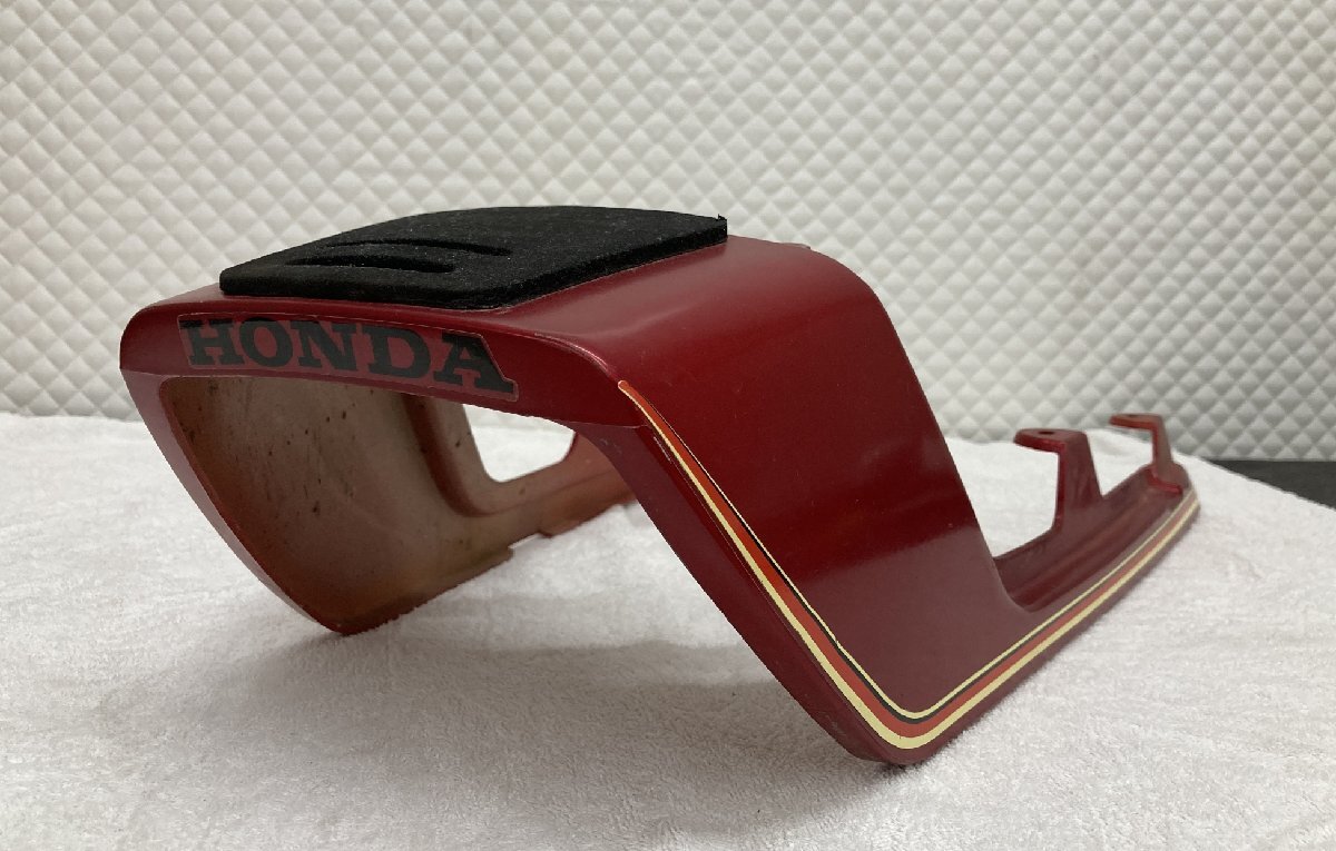 【中古 現状品 当時物】ホンダ CB250N CB400N 純正 リアカウル テールカウル 赤 77210-443-6100 / bk-A207拍卖