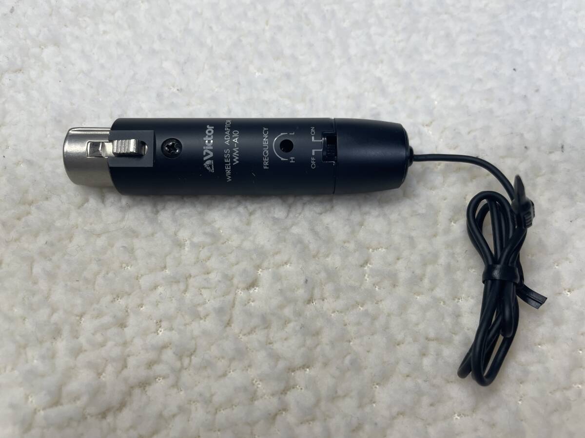 Victor WIRELESS ADAPTOR WM-A10・78MHz付近+-・本体のみ・通電動作未確認・ジャンク・ビクター・ワイヤレスマイク拍卖