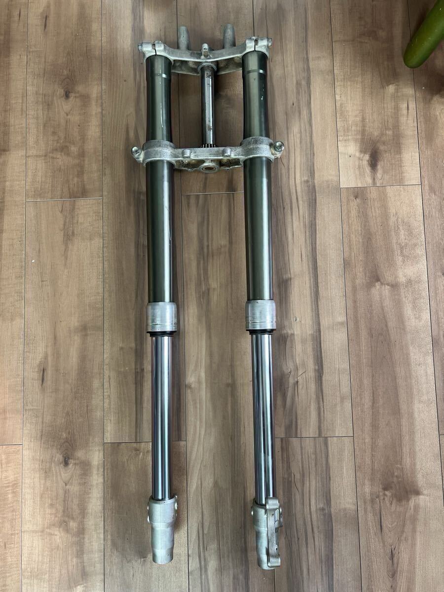 ★ ヤマハ YZ85LW  左右フロントフォーク ステム セット CB05C アンダーブラケットに削れ有り  YZ80拍卖