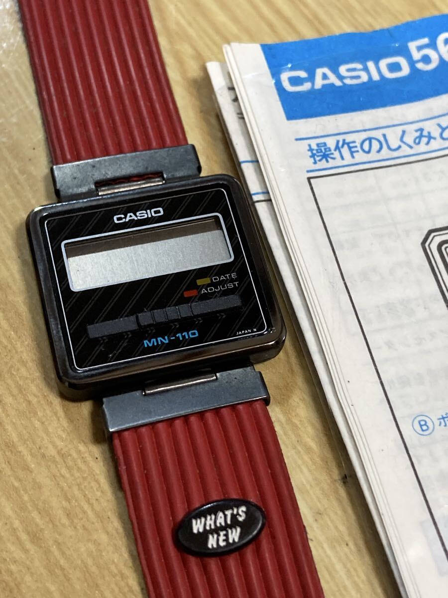 珍品 ジャンク CASIO カシオ MN-110 ビンテージ デジタル 腕時計拍卖