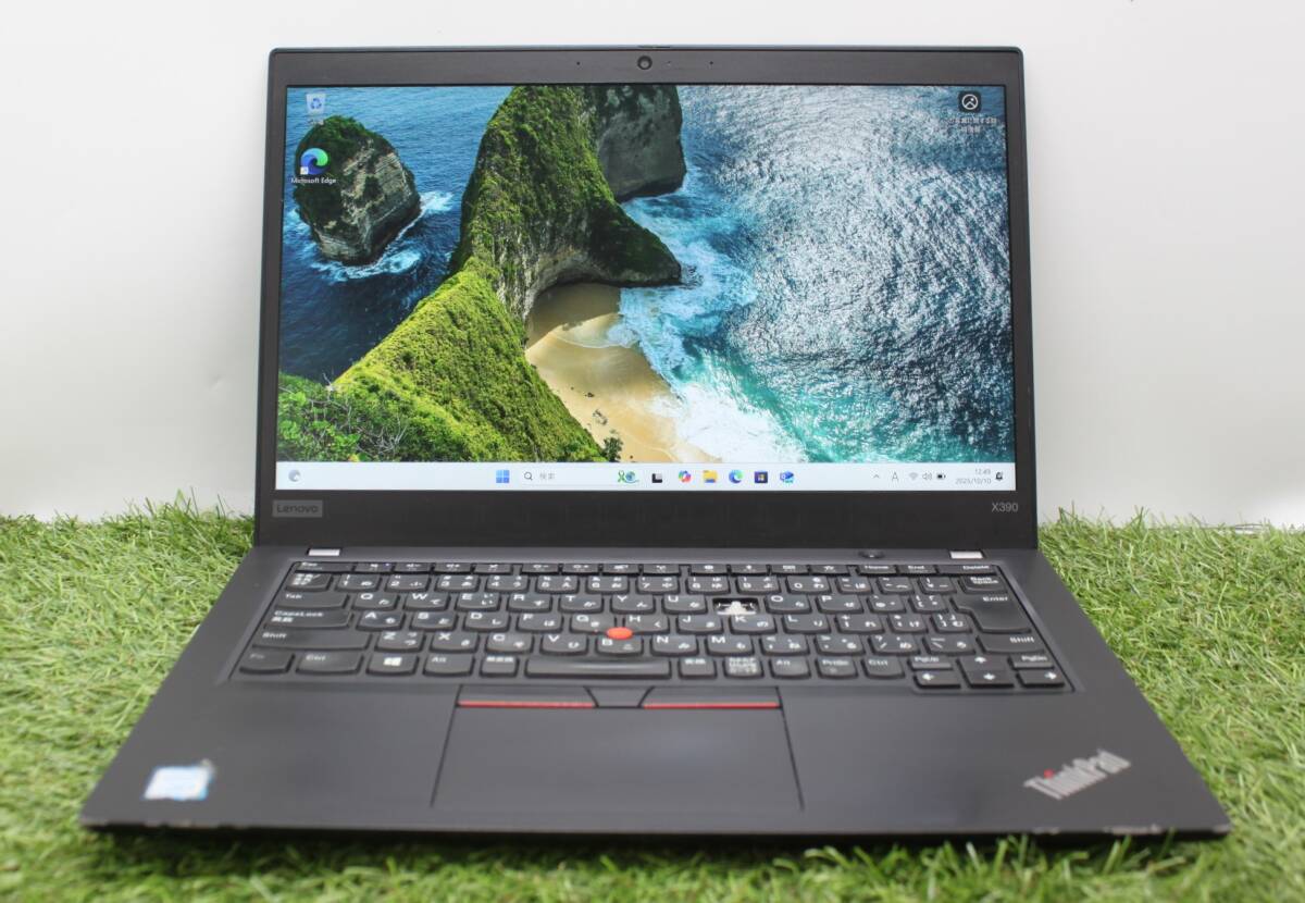 【訳アリ☆メーカー】カメラ付☆ノート 13.3インチ☆8GB/SSD256GB/Core i5-8265U(8世代)/Win11☆Lenovo ThinkPad X390【9326】拍卖