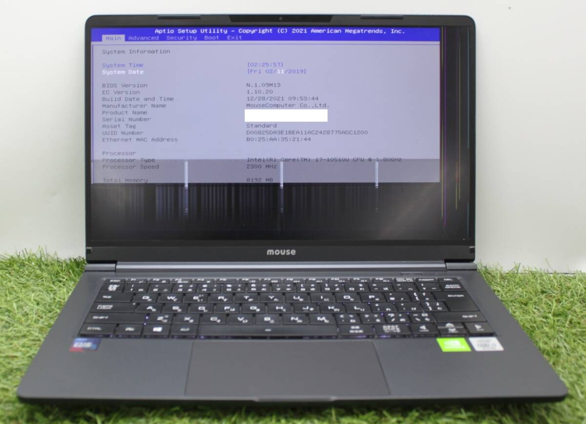 【☆マウスコンピュータ/ジャンク品,激安☆】ノート/mouse DIVE /Core i7-10510U/HDDなし/液晶やキーボード等の部品取りに/起動〇【9037】拍卖