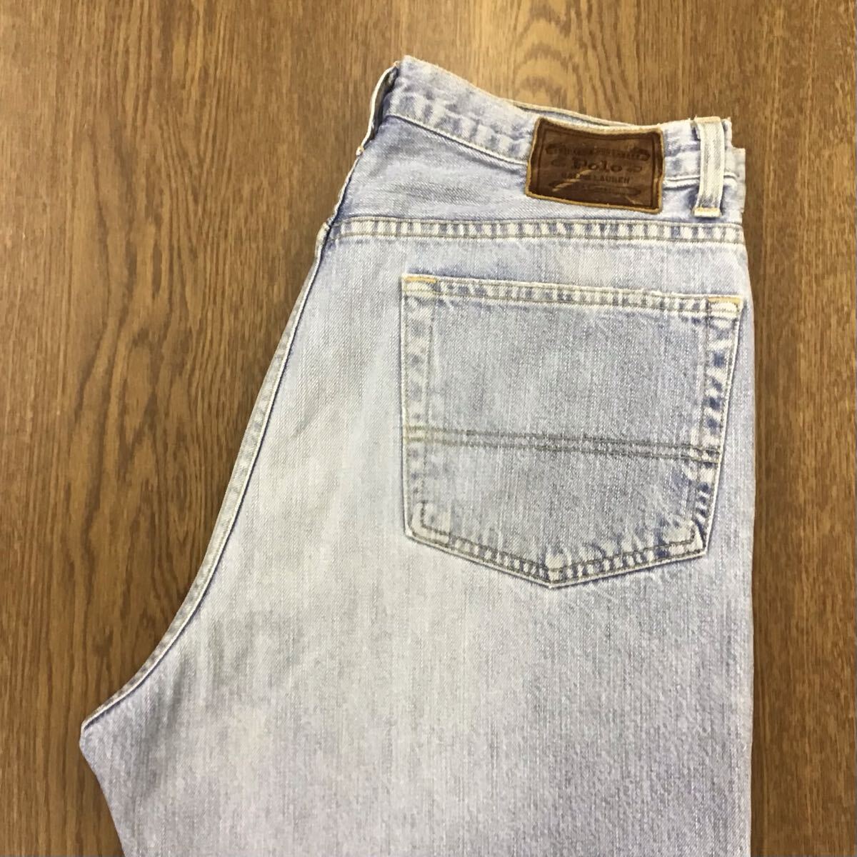 【GJ154】USA製 POLO RALPH LAUREN W34 L32 ジーンズ ジーパン デニムパンツ メンズブランド古着 ポロ ラルフローレン 送料無料拍卖