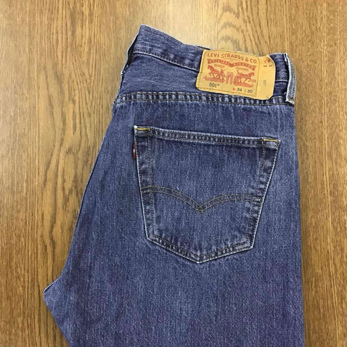 【GJ226】Levi's 501 W34 L30 定番ストレート ジーンズ ジーパン デニムパンツ メンズブランド古着 リーバイス501 送料無料拍卖