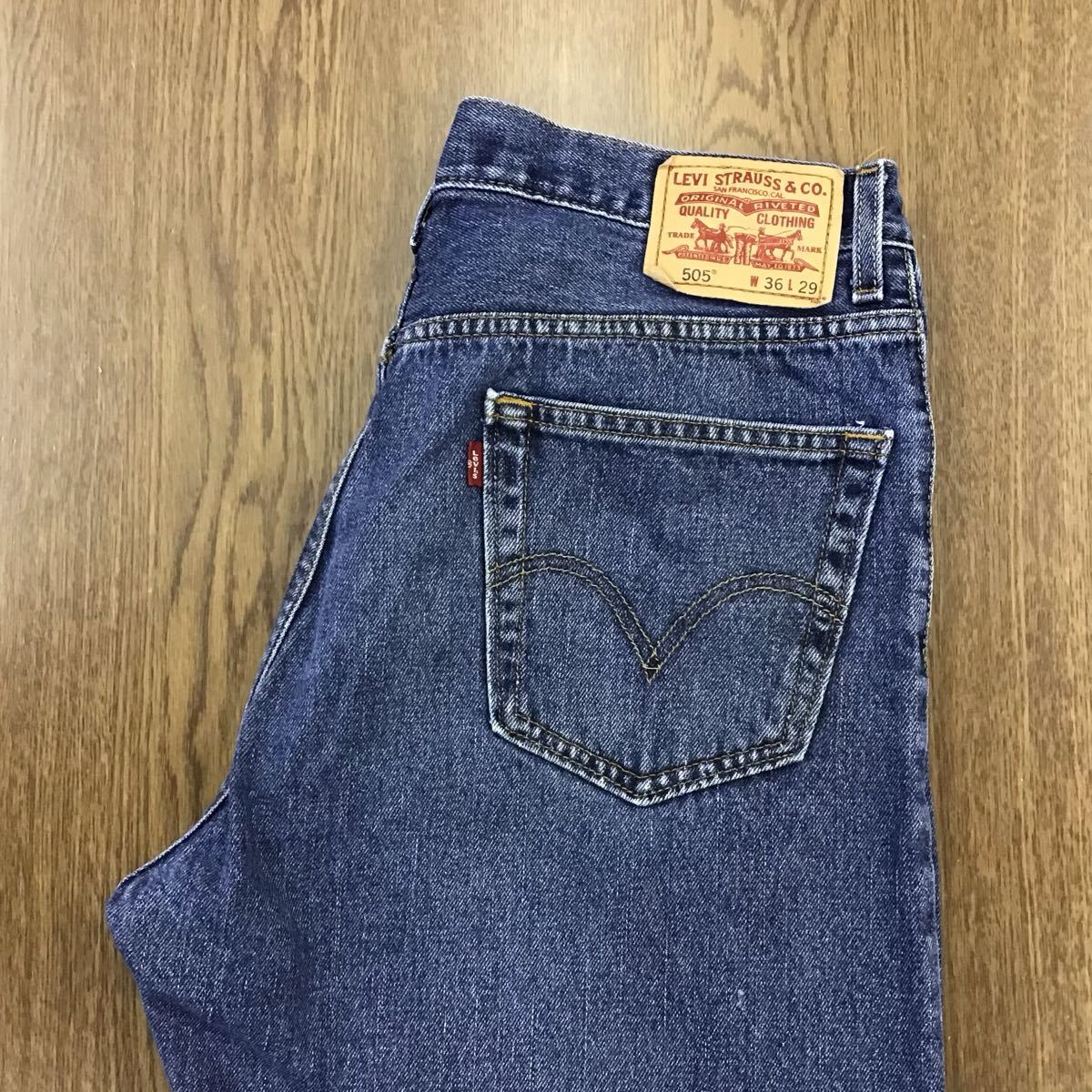 【GJ228】Levi's 505 W36 L29 ジーンズ ジーパン デニムパンツ メンズブランド古着 リーバイス505 送料無料拍卖