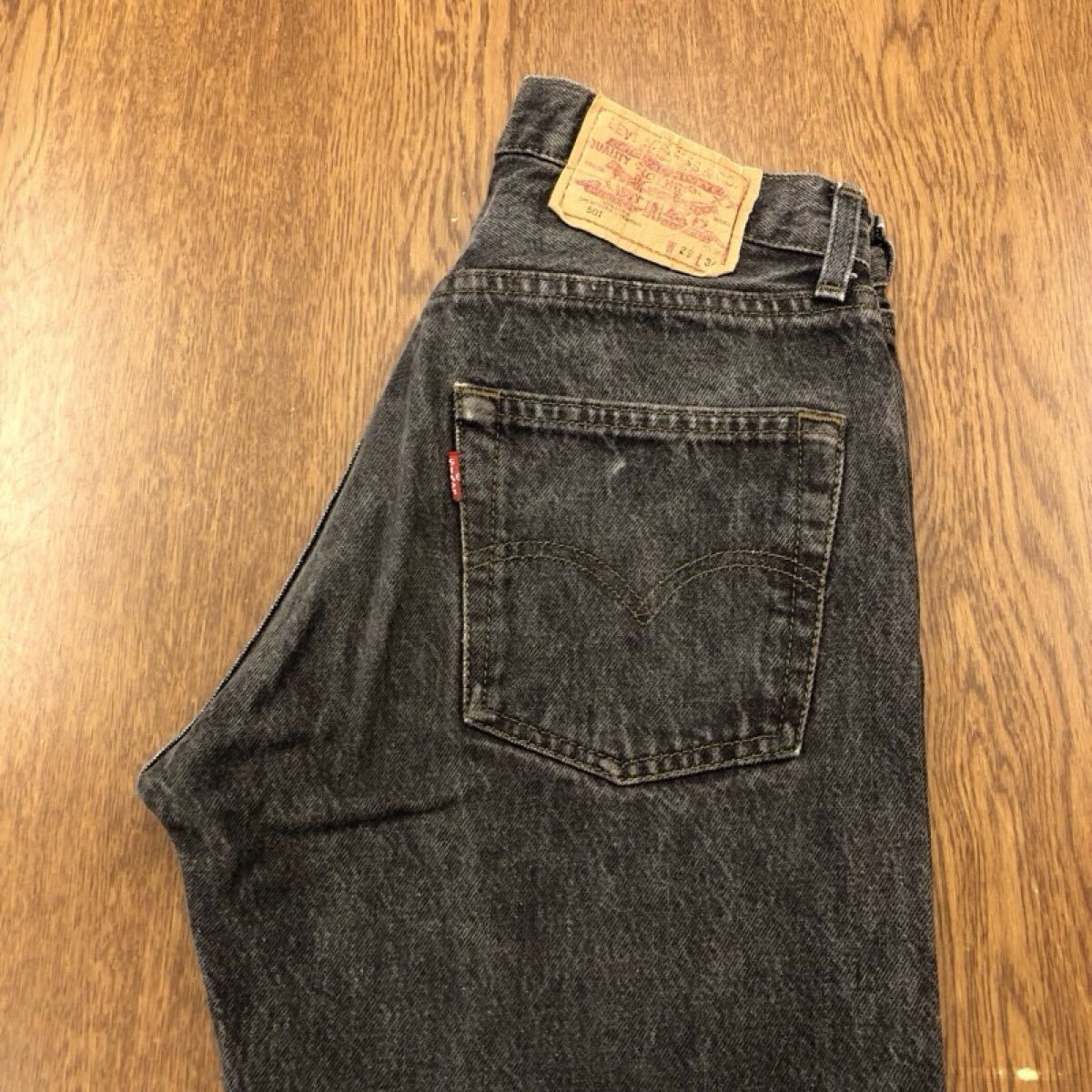 【GJ305】FRANCE製 EURO Levi's 501 W29 L36 ブラック ジーンズ ジーパン デニムパンツ メンズブランド古着 ユーロリーバイス501 送料無料拍卖