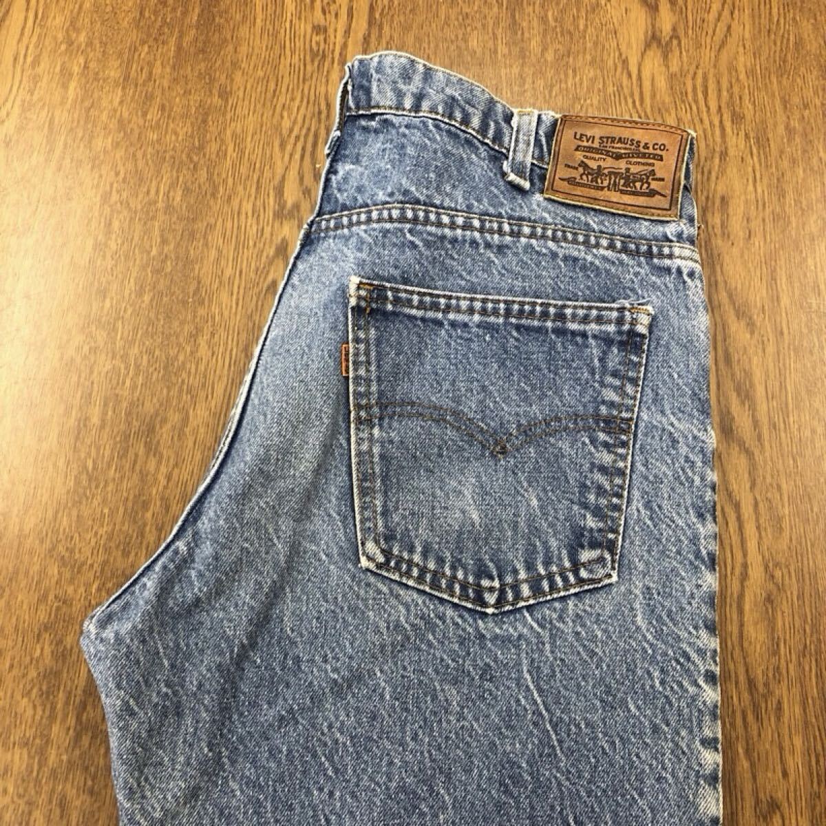 【GJ308】USA製 Levi's W34 L34 ジーンズ ジーパン デニムパンツ メンズブランド古着 リーバイス 米国製 送料無料拍卖
