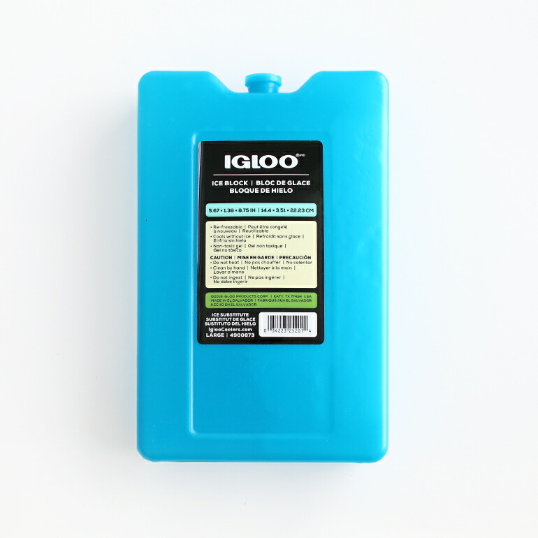 保冷剤 長時間 IGLOO イグルー 薄型 軽量 アウトドア レジャー アメリカ アイスフリーザーブロック Lサイズ拍卖