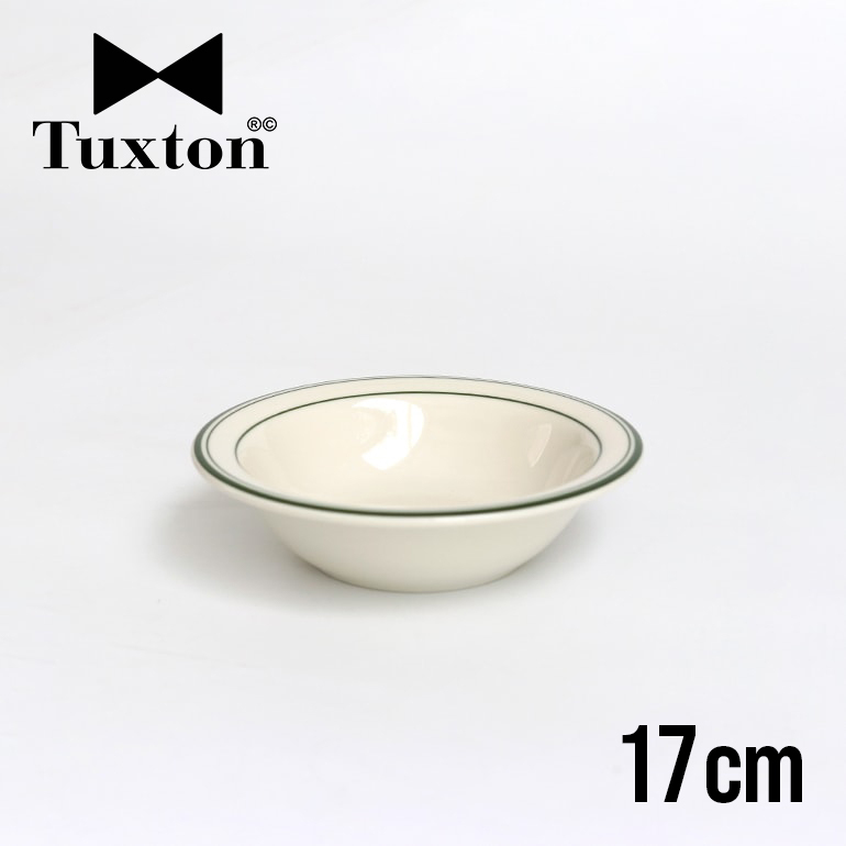 食器 アメリカ ボウル リム 17cm ダイナー ウェア 業務用 Tuxton タクストン Green Bay Shallow Bowl ライン 磁器拍卖