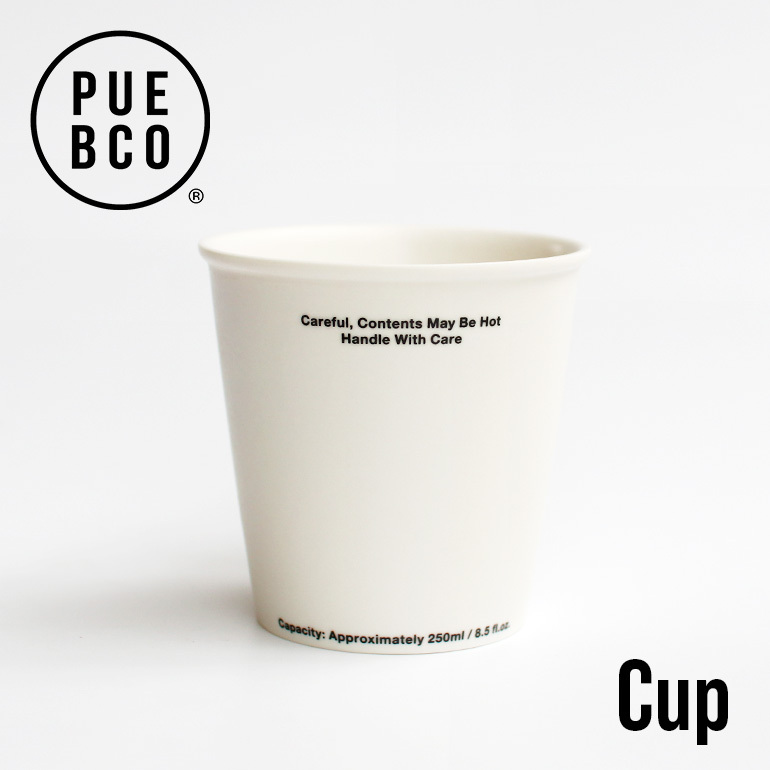カップ おしゃれ 紙コップ セラミック タンブラー プエブコ PUEBCO ノットペーパーカップ NOT PAPER CUP拍卖