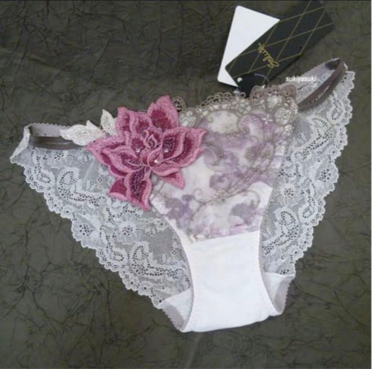 【新品 限定発売コレクション】Wacoal Salute ワコールサルート 90G オペラ座の怪人 2024年製 日本製 ショーツ L 下着 バックレース 完売拍卖