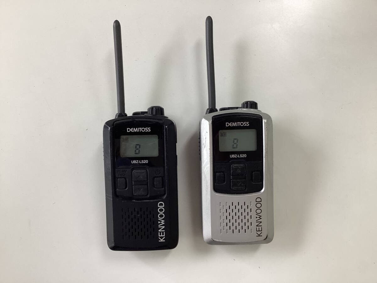 ケンウッド 特定小電力トランシーバーUBZ-LS20(黒/灰) 中古品拍卖