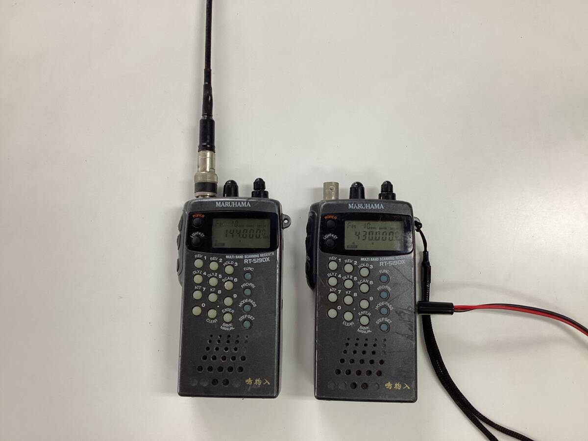 MARUHAMA(マルハマ) マルチバンドスキャニングレシーバーRT-519DX 2台ジャンク品拍卖