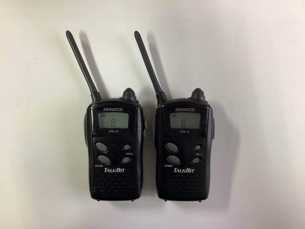 ケンウッド 特定小電力トランシーバーUTB-10 2台ジャンク品拍卖