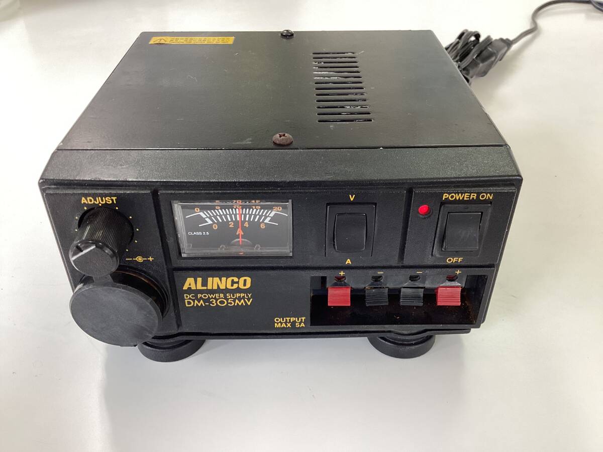 ALINCO(アルインコ) DC POWER SUPPLY(安定化電源) DM-305MV ジャンク品拍卖