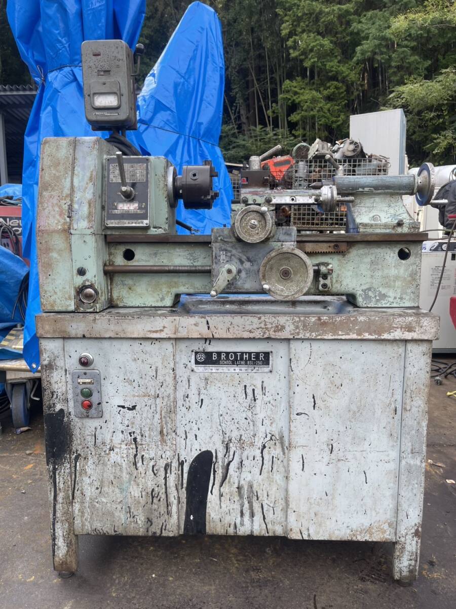 (HG15)小型旋盤機 BROTHER SCHOOL LATHE BSL-250(電源確認済み)拍卖