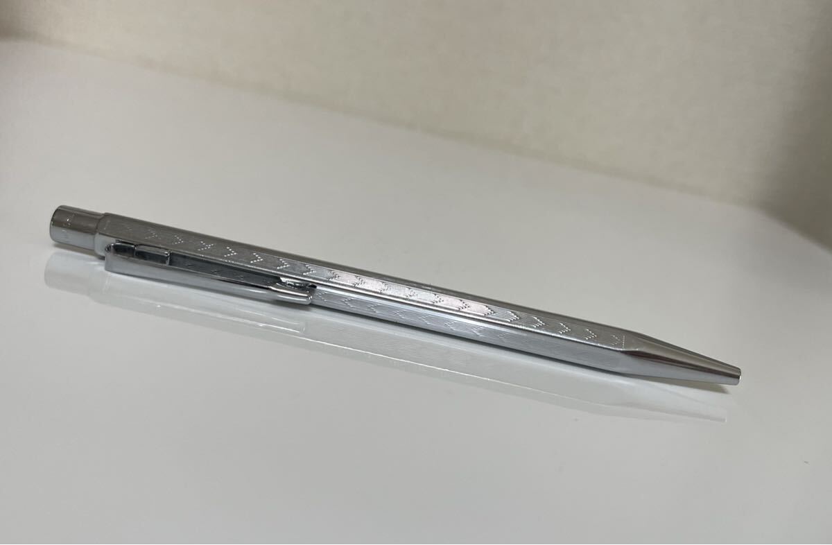 外観美品 CARAN d'ACHE カランダッシュ ボールペン シルバー 文房具 筆記未確認 10091A拍卖