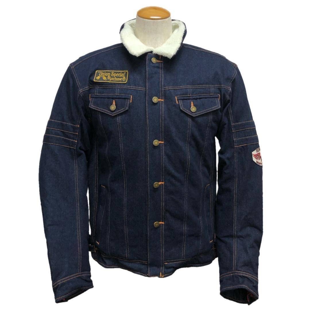 【66%引】ランブル RUB-032 インディゴ(LL)ワンパーセンターデニムジャケット【秋冬用】拍卖