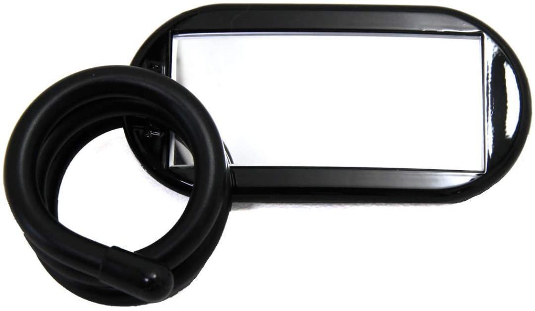 タカツ 7601(ブラック/ブラック)自転車&バイク用 スパイラルミラー 【新品・未開封】拍卖