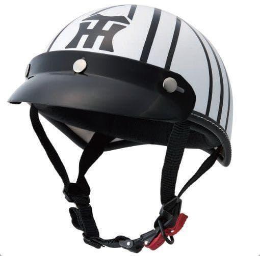 ★優勝記念★ 阪神タイガース ハーフヘルメット HTH002(ホワイト)125cc以下対応拍卖