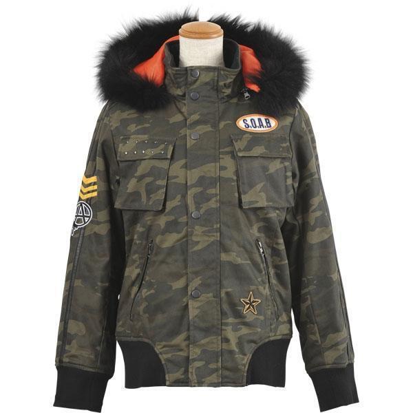 【71%引】S.O.A.B SOAB-17 カモ(L)ミリタリーウィキッドウインタージャケット拍卖