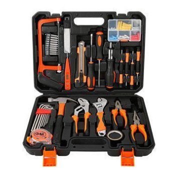 金具セット家庭用工具箱セットスパナハンマー工具セット木工電工工具セット拍卖