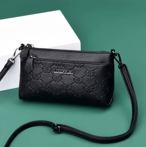 バッグの質感を手に持ってファッションの柔らかい皮のミニ中年女性のバッグ母款の肩のショルダーバッグを掛けます拍卖