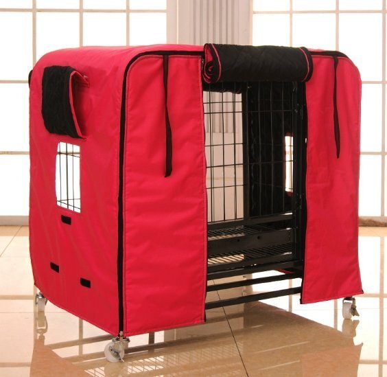 冬の犬のケージ雪のカバー防寒のカバー防水のカバー防風のカバー暖かい綿の布を加えます犬のカバー猫のカバーペットのカバー拍卖