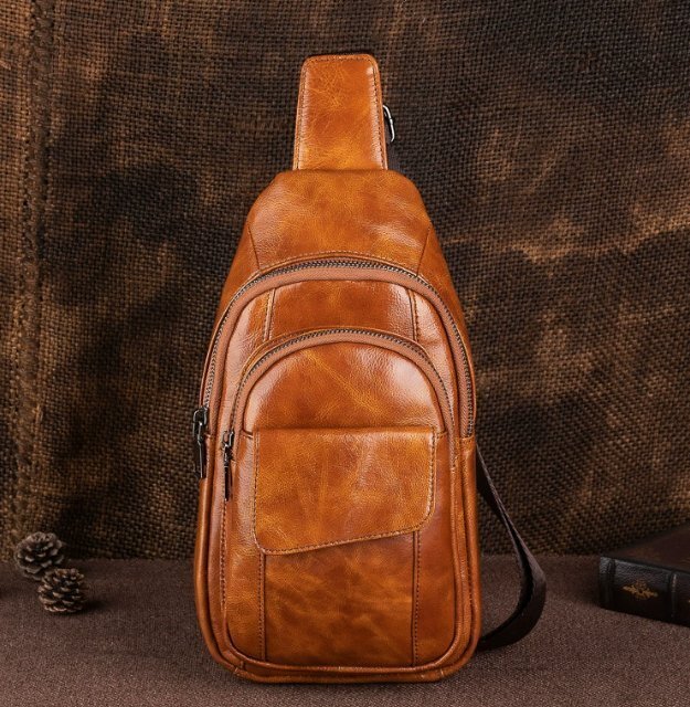 実用◆メンズバッグ 牛革 ボディバッグ 本革 登山旅行 アウトドア ワンショルダー 斜めがけバッグ おしゃれ 軽量 大容量 通勤 収納可能拍卖