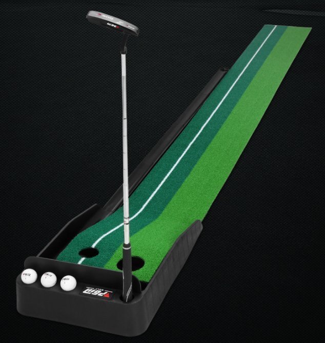 爆発的なインドアリターンゴルフパター練習器セットフェンダー付き携帯です拍卖