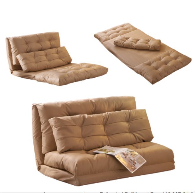 【国内発送】ソファーベッド ソファベッド ローソファー 2人掛け マルチに使える3WAY 幅108cm 6段階リクライニング クッション付き拍卖