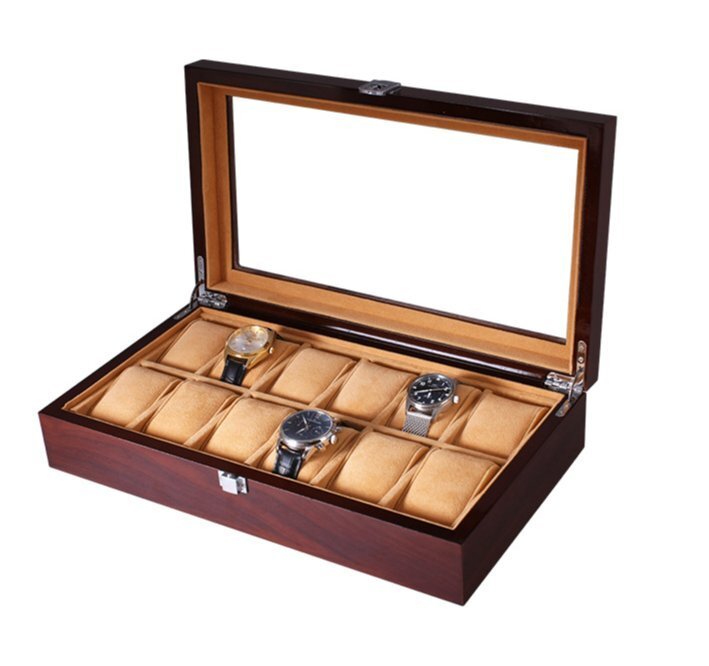 高級時計収納ケース木箱時計収納ショーケースです拍卖