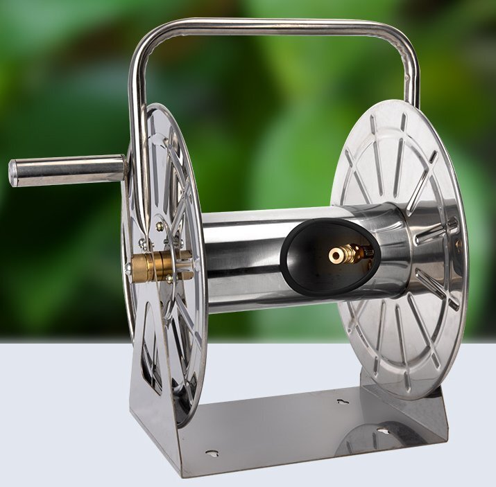 金属ホースフレーム洗車花に水やりホース収納ラックステンレスコイル拍卖