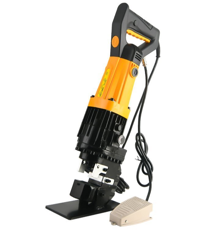 電働油圧穿孔机角鉄切込み鋼角鋼平鉄穿孔机ポータブル電働油圧穿孔机mhp-20拍卖