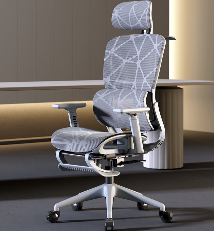 コンピュータチェア家庭用オフィスチェア家庭用背もたれ快適シート透かし彫りチェア長座人間工学学習チェア拍卖